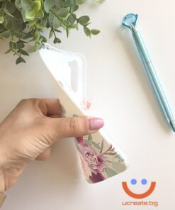 силиконов кейс Simple fancy flowers калъф с цветя ucreate