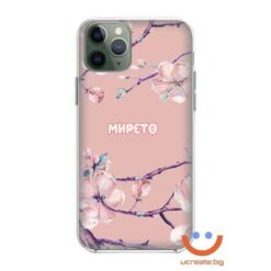 силиконов кейс със снимка и име Spring Blooming