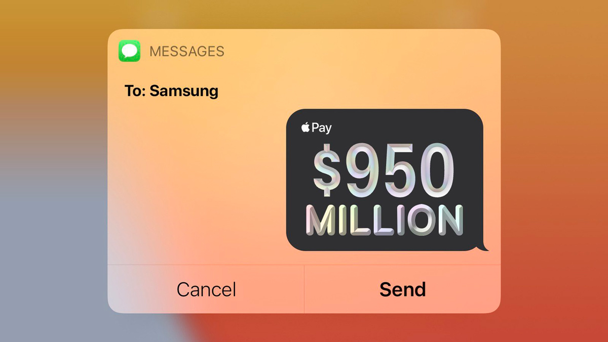 Apple плаща 1 милиард на Samsung ucreate